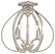 Tilbury Three Light Semi Flush Mount in Polished Nickel (7|4983-613)