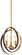 Criterium Three Light Pendant (Convertible To Semi-Flush) in Aged Brass W/Textured Iron (7|4622-099)