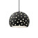 Radiance Collection One Light Pendant in Matte Black (102|CER-6585-CRB-MBLK-BKCD)
