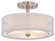 Parsons Studio Three Light Semi Flush Mount in Brushed Nickel (7|4107-84)