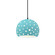 Radiance Collection One Light Pendant in Matte Black (102|CER-6580-RFPL-MBLK-BKCD)