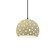 Radiance Collection One Light Pendant in Matte Black (102|CER-6580-GRY-MBLK-RIGID)