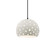 Radiance Collection One Light Pendant in Matte Black (102|CER-6580-CRK-MBLK-BKCD)