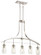 Poleis Five Light Island Pendant in Brushed Nickel (7|3306-84)