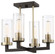 Ainsley Court Four Light Semi Flush Mount in Aged Kinston Bronze W/Brushed (7|3049-560)