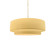 Radiance Collection One Light Pendant in Matte Black (102|CER-6540-MYLW-MBLK-BEIG-TWST)