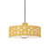 Radiance Collection One Light Pendant in Brushed Nickel (102|CER-6467-MYLW-NCKL-BKCD)
