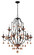 Colonial Charm Nine Light Chandelier in Old World Bronze W/Walnut Acce (7|2669-723)