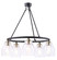 Winsley Five Light Chandelier in Coal And Stained Brass (7|2435-878)