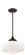 One Light Pendant in Brushed Bronze (7|2258-576)