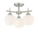 Camrin Three Light Semi Flush / Chandelier in Brushed Nickel (7|2172-84)