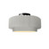 Radiance Collection One Light Semi-Flush Mount in Matte Black (102|CER-6370-BIS-MBLK)