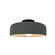 Radiance Collection One Light Semi-Flush Mount in Matte Black (102|CER-6340-PWGN-MBLK)