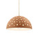 Radiance Collection One Light Pendant in Brushed Nickel (102|CER-6257-ADOB-NCKL-BEIG-TWST)