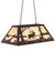 Whispering Pines Six Light Pendant in Mahogany Bronze (57|234164)