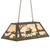 Elk At Lake Six Light Pendant in Oil Rubbed Bronze (57|234160)