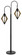 Valence Two Light Floor Lamp in Wood (225|BO-2856FL-2L)