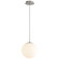 Luna LED Pendant in Polished Nickel (19|3-672-20)