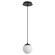 Luna LED Pendant in Black (19|3-670-15)