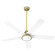 Temple 56''Ceiling Fan in Aged Brass (19|3-115-640)