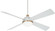 Orb 54''Ceiling Fan in Flat White And Soft Brass (15|F623L-WHF/SBR)