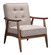 Rocky Arm Chair in Putty, Walnut (339|100530)