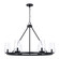 Aaron Six Light Chandelier in Matte Black (65|461961MB-662)