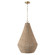 Morada One Light Pendant in Light Fawn and Matte Brass (65|359712LFB)