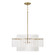 Blair Four Light Pendant in Aged Brass (65|358741AD)