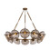 Diego 12 Light Chandelier in Patina Gold Leaf (67|F5448-PGL)