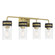Marbridge Four Light Vanity in Vintage Brass (59|95204-VB/MB)