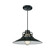 R Series One Light Pendant in Satin Black (59|RRRC18-SB)