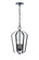 Ivey Lake Three Light Chandelier in Matte Black (59|9823-MB)