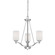 Durham Three Light Chandelier in Satin Nickel (59|3153-SN)