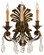 Metropolitan Three Light Wall Sconce in Stained Gold (29|N952013)
