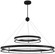Grande Illusion LED Pendant in Polished Nickel And Coal (29|N7997-572-L)