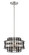 Presten Four Light Foyer Pendant in Brushed Nickel W/ Sand Coal (29|N7984-420)