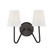 Mscon Two Light Wall Sconce in Oil Rubbed Bronze (446|M90055ORB)