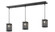 Meridional Three Light Linear Chandelier in Bronze (224|Z6-58MP-C-3BRZ)