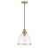 One Light Pendant in Natural Brass (446|M70119NB)