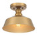 One Light Semi-Flush Mount in Natural Brass (446|M60068NB)