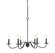 Mchan Six Light Chandelier in Aged Iron (446|M10042AI)