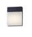 Eyebrow LED Outdoor Wall Sconce in Black (16|86165BK)