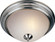 Essentials - 584x Two Light Flush Mount in Satin Nickel (16|5841ICSN)