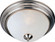 Essentials - 584x One Light Flush Mount in Satin Nickel (16|5840FTSN)