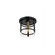 Capitol One Light Flush Mount in Black / Antique Brass (16|2641BKAB)