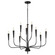 Vela Nine Light Chandelier in Black (16|24819BK)