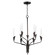 Calyx Nine Light Chandelier in Black (16|24349BK)