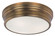 Fairmont Three Light Flush Mount in Natural Aged Brass (16|22371SWNAB)