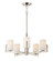 Dart Five Light Chandelier in Satin Nickel (16|21286SWSN)